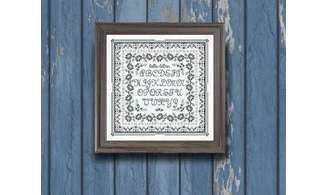 Belle lettere-Punto croce