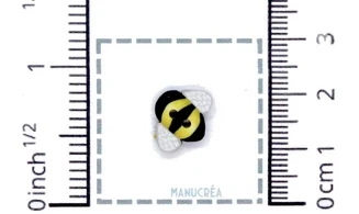 Ape N.3-Bottone polimero-A mano