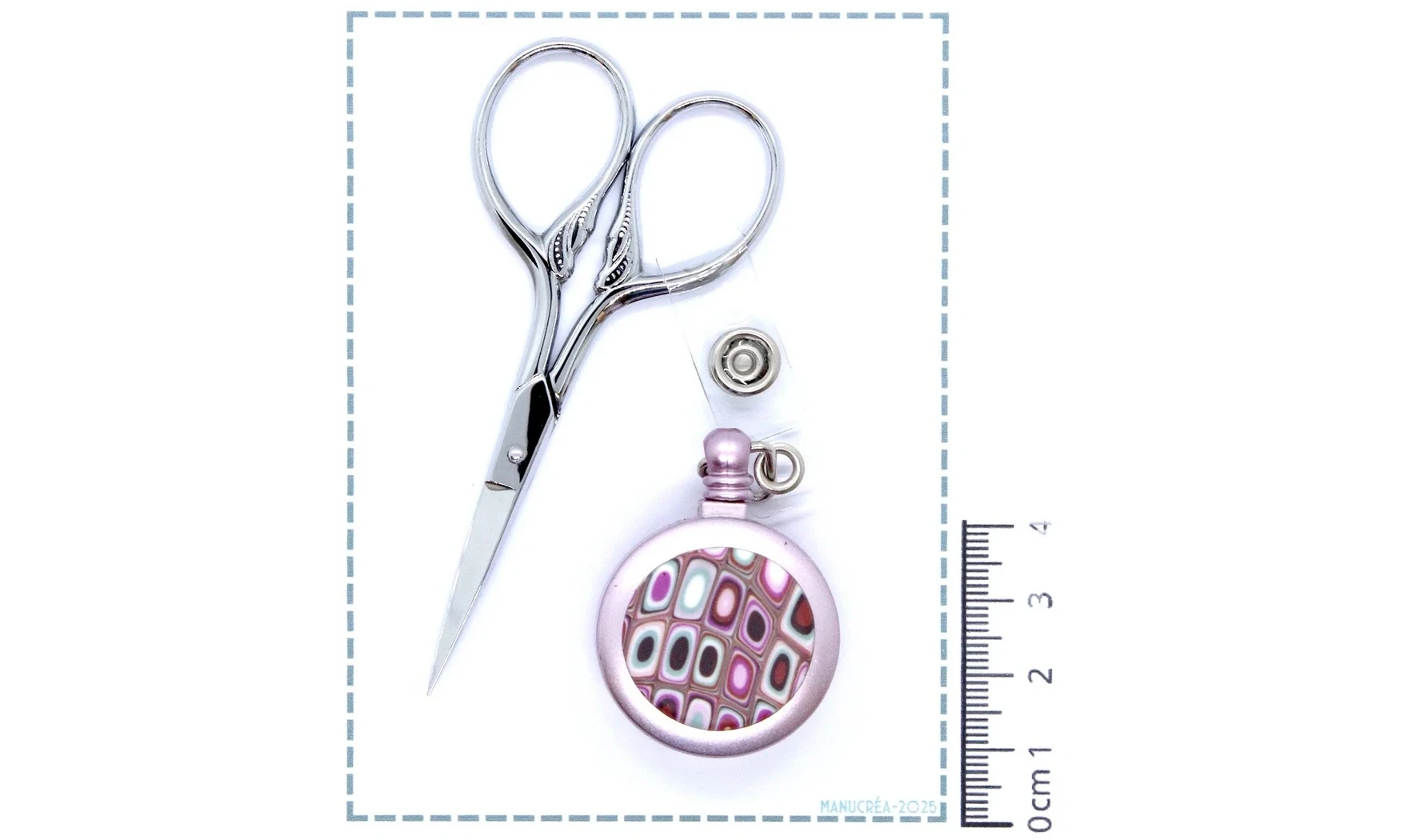 Retractable pull chain N.8-Polymer clay