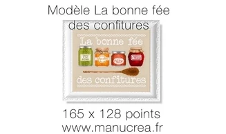 Fée des confitures-Modèle de broderie