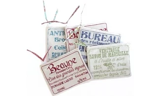 Savon de Marseille-Trousse brodée