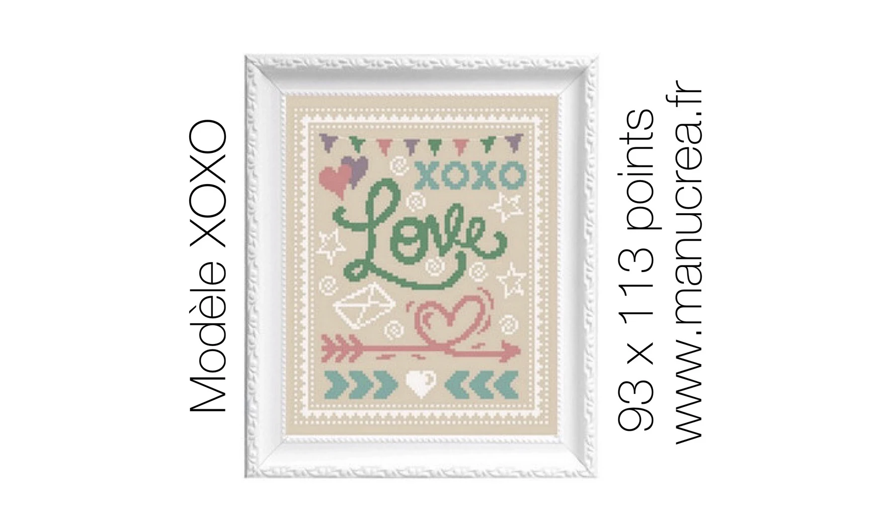 XOXO - Punto croce