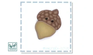 Gland N.5-Bouton artisanal en polymère