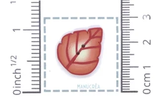 Foglia N.12-Bottone polimero