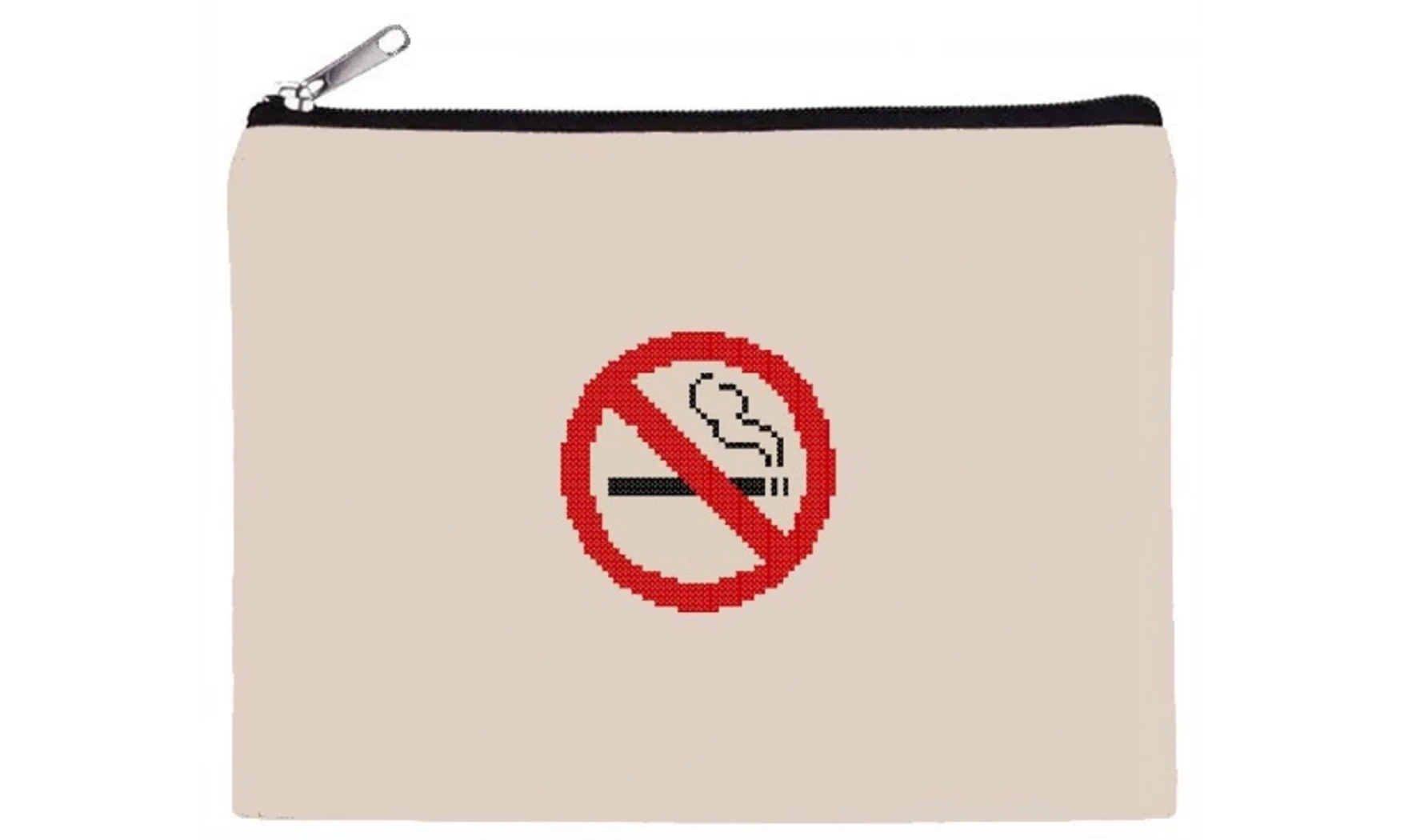 NO SMOKING-Trousse brodée