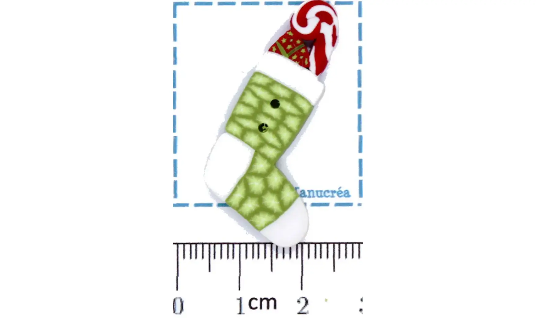 Botte de Noël N.1-Bouton polymère