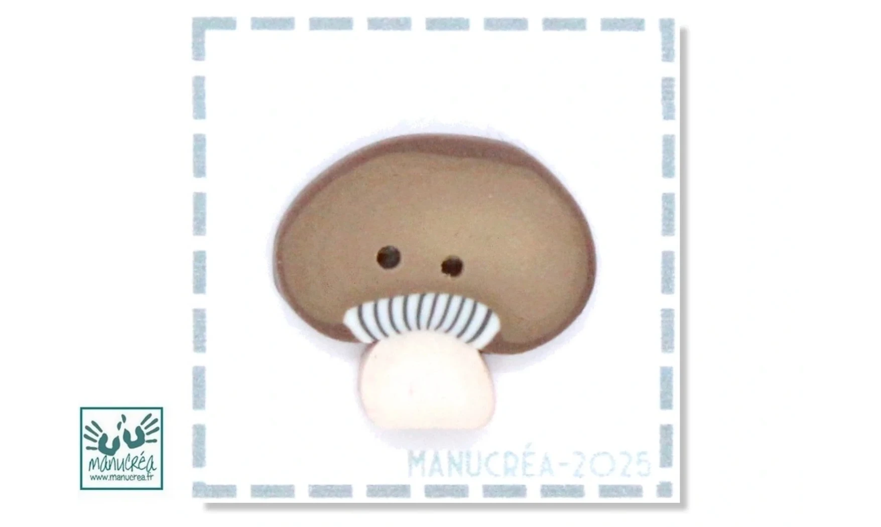 Champignon N.29-Bouton polymère