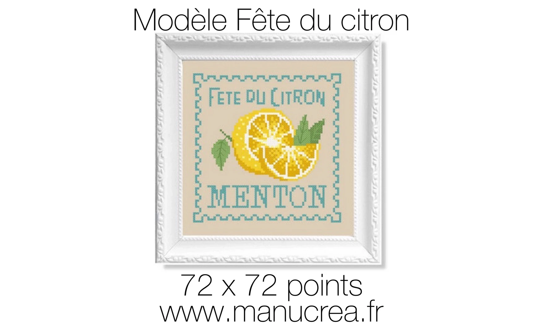Menton-Punto croce
