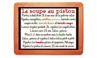 Soupe au pistou-Modèle de broderie