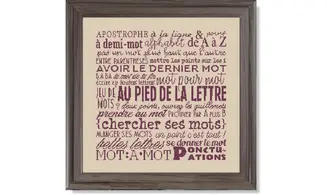 Mot pour mot-Modèle de broderie