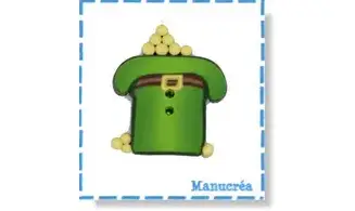 IRLANDE Chapeau de Leprechaun N.1-Bouton