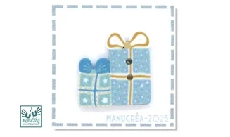 Cadeau N.31-Bouton artisanal en polymère