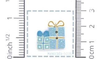 Cadeau N.31-Bouton artisanal en polymère
