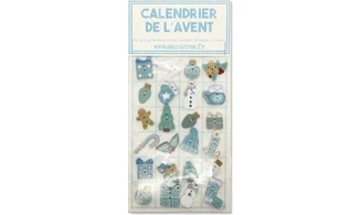 Calendrier de l'Avent 2025 en boutons
