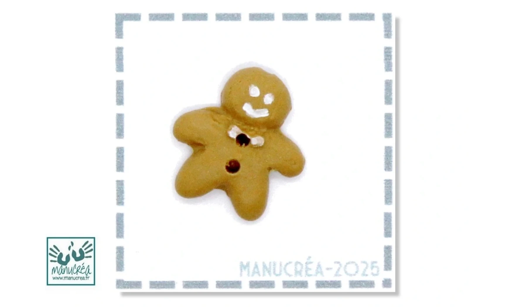 Gingerbread N.3-Bottone polimero