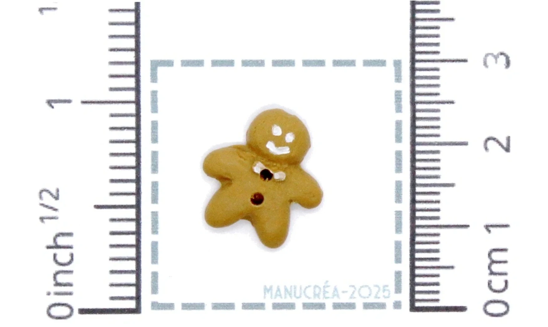Gingerbread N.3-Bottone polimero