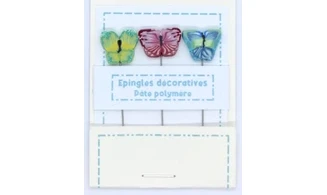Epingles "Papillons"