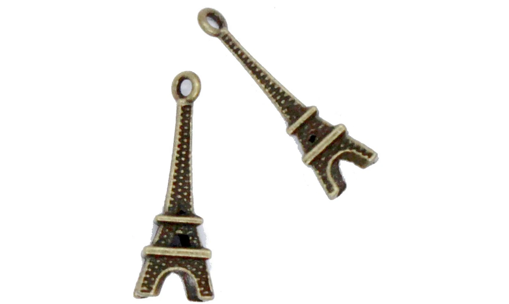 Charm métal Bronze Tour Eiffel