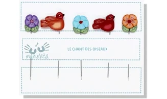 Epingles "Le chant des oiseaux"