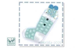 Botte de Noël N.3-Bouton polymère