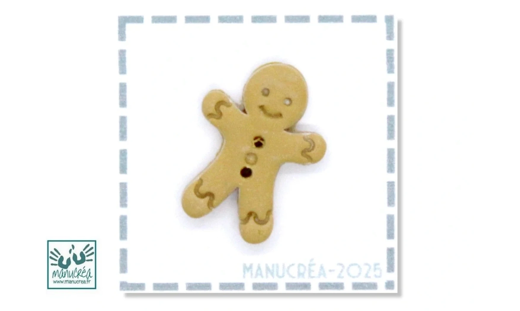 Gingerbread N.4-Bottone polimero