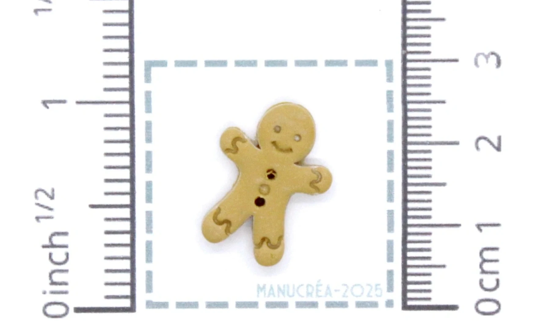 Gingerbread N.4-Bottone polimero