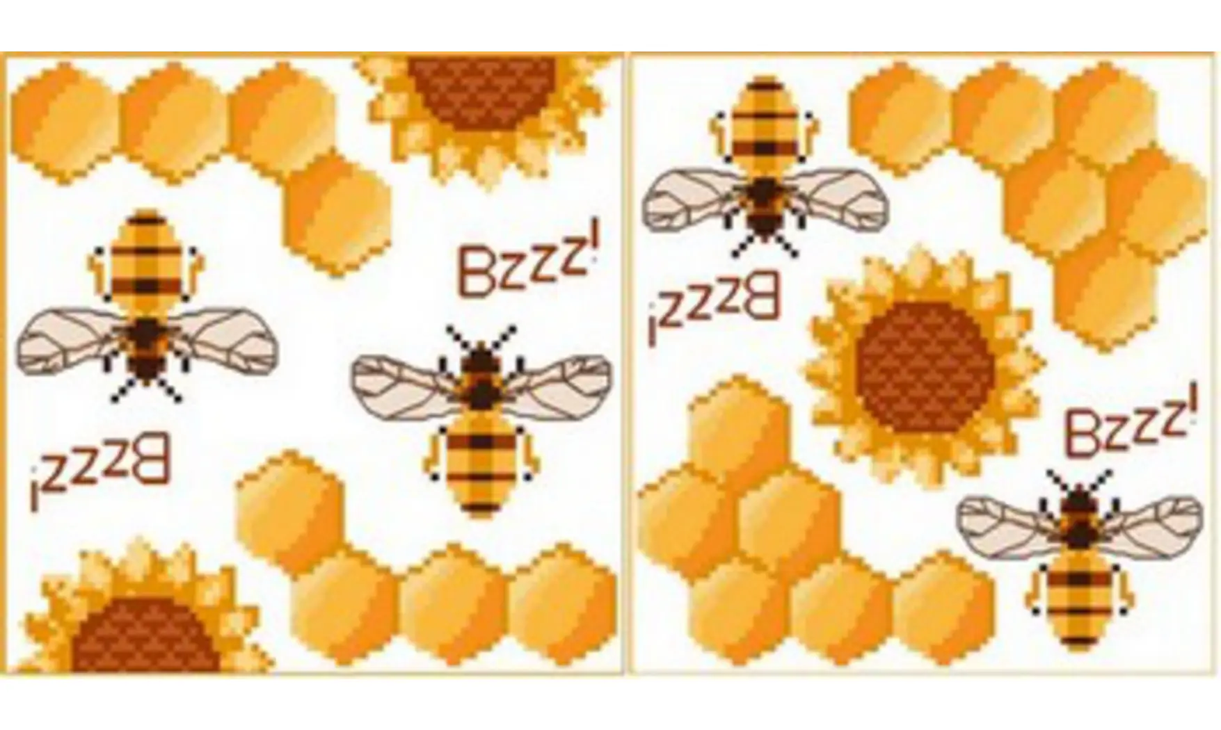 Abeille-Petites bêtes-Broderie