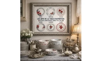 Arts de la table DIGOIN - Point de croix