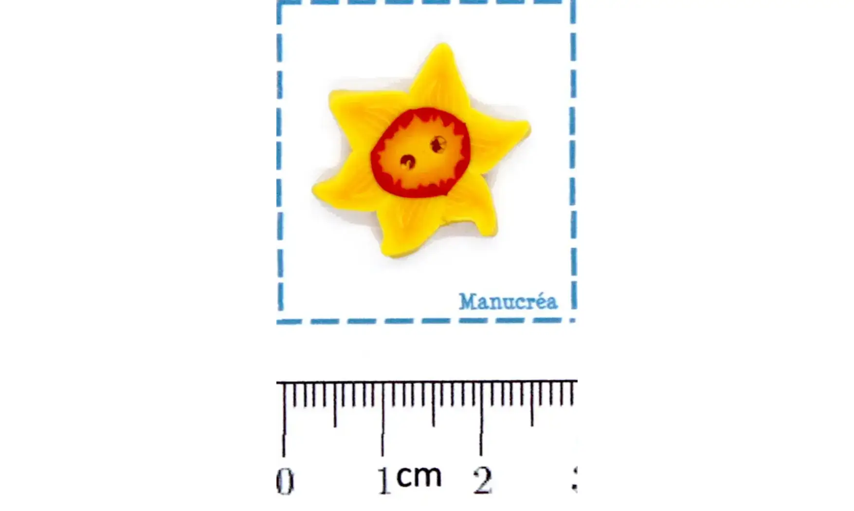 Fleur N.89 Jonquille-Bouton polymère