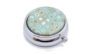 Round Pillbox N.3/1 compartement