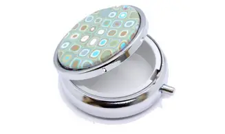 Round Pillbox N.3/1 compartement