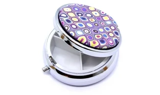 Round Pillbox N.15/3compartements