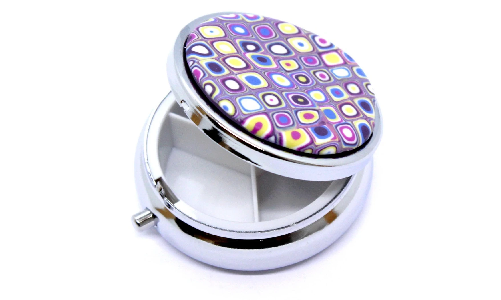 Round Pillbox N.15/3compartements