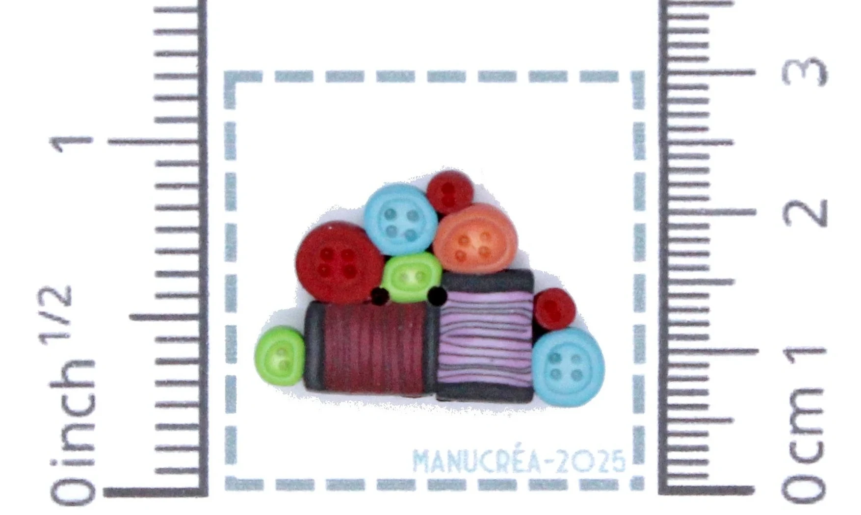 Ensemble de boutons N.3-Bouton polymère