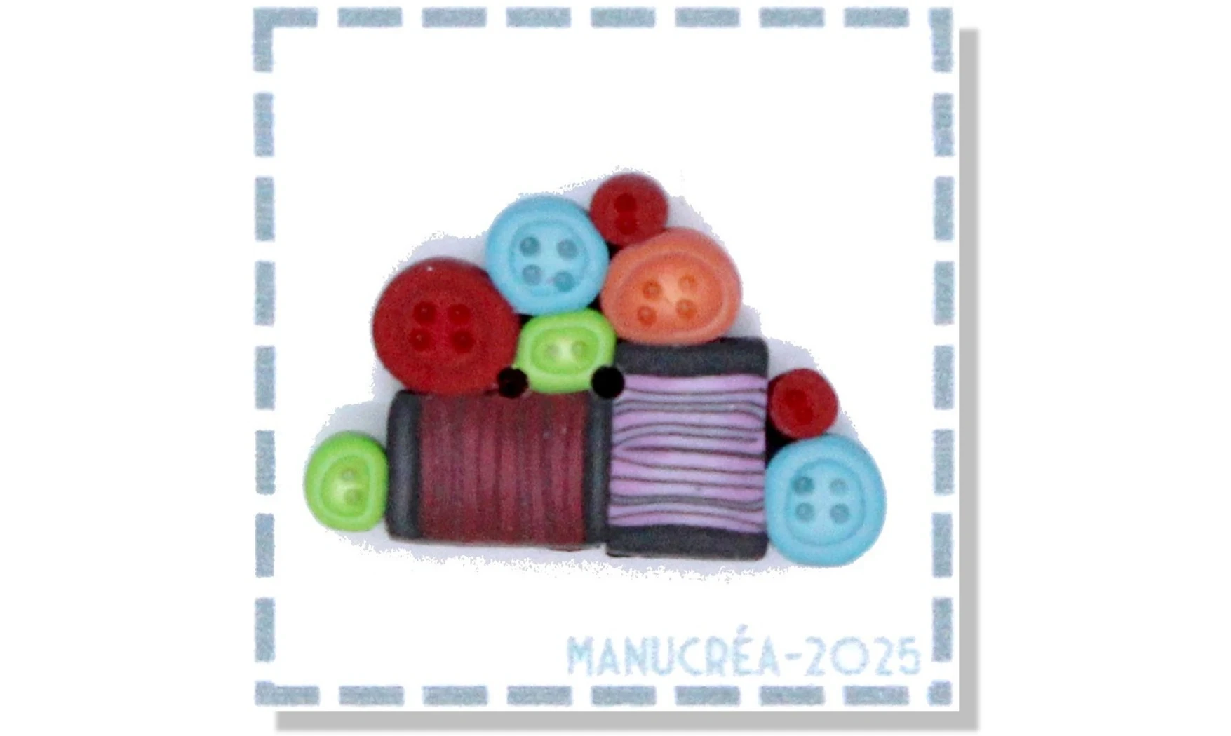 Ensemble de boutons N.3-Bouton polymère
