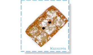 Gaufre au sucre-Bouton polymère