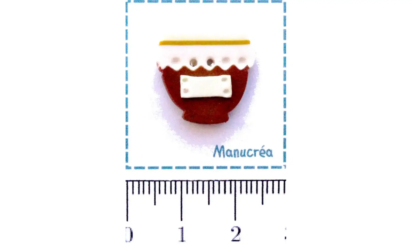 Petit pot de beurre N.1-Bouton polymère