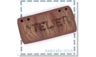 Polymer clay Button - Workshop