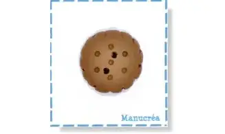 Biscuit rond N.5-Boton polymère