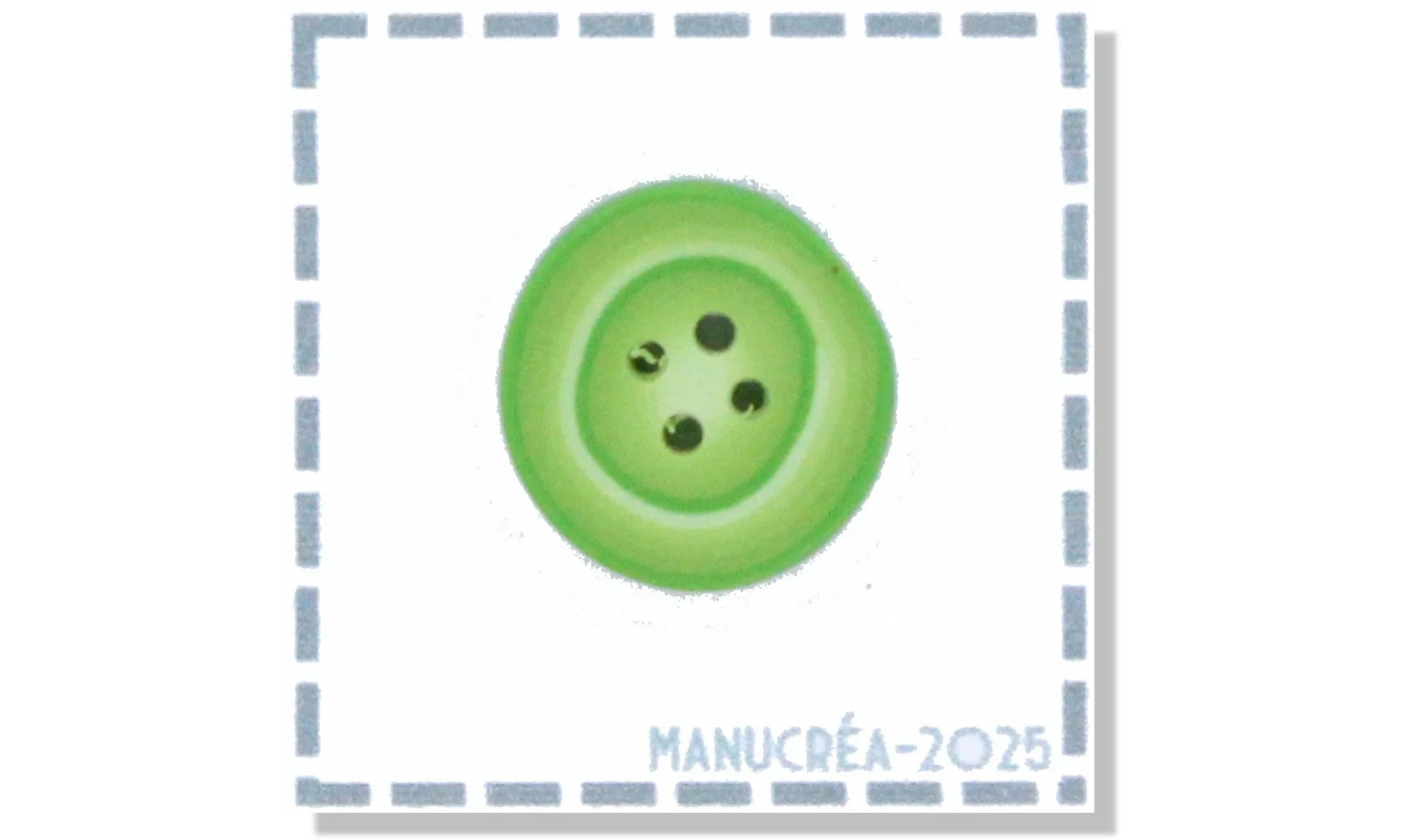 Bouton N.15-Bouton polymère