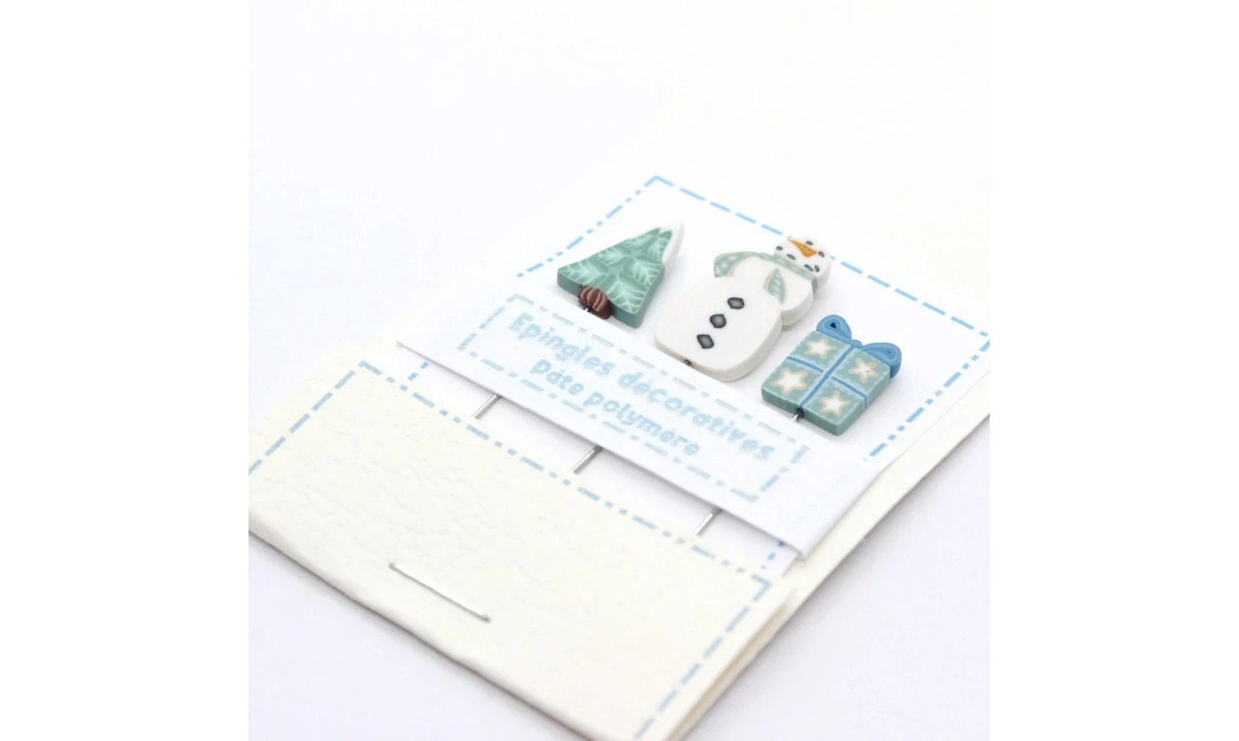 Epingles "Bonhomme de neige"