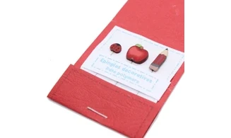 Epingles "Pomme rouge"