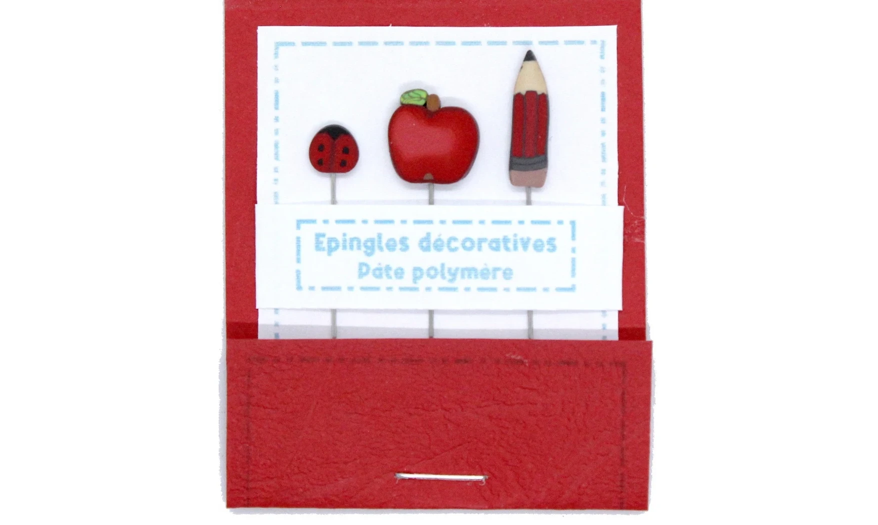Epingles "Pomme rouge"