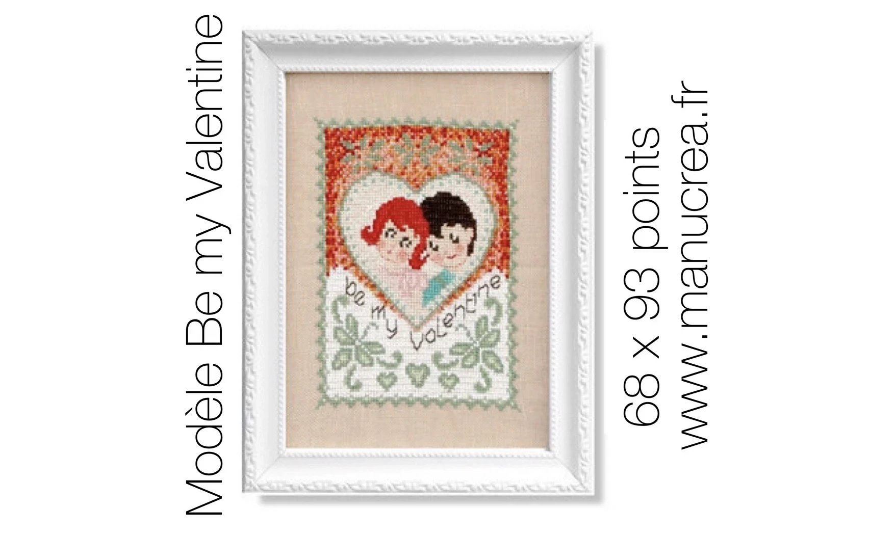Be my Valentine-Modèle de broderie