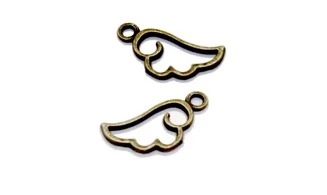 Charm métal Bronze Aile