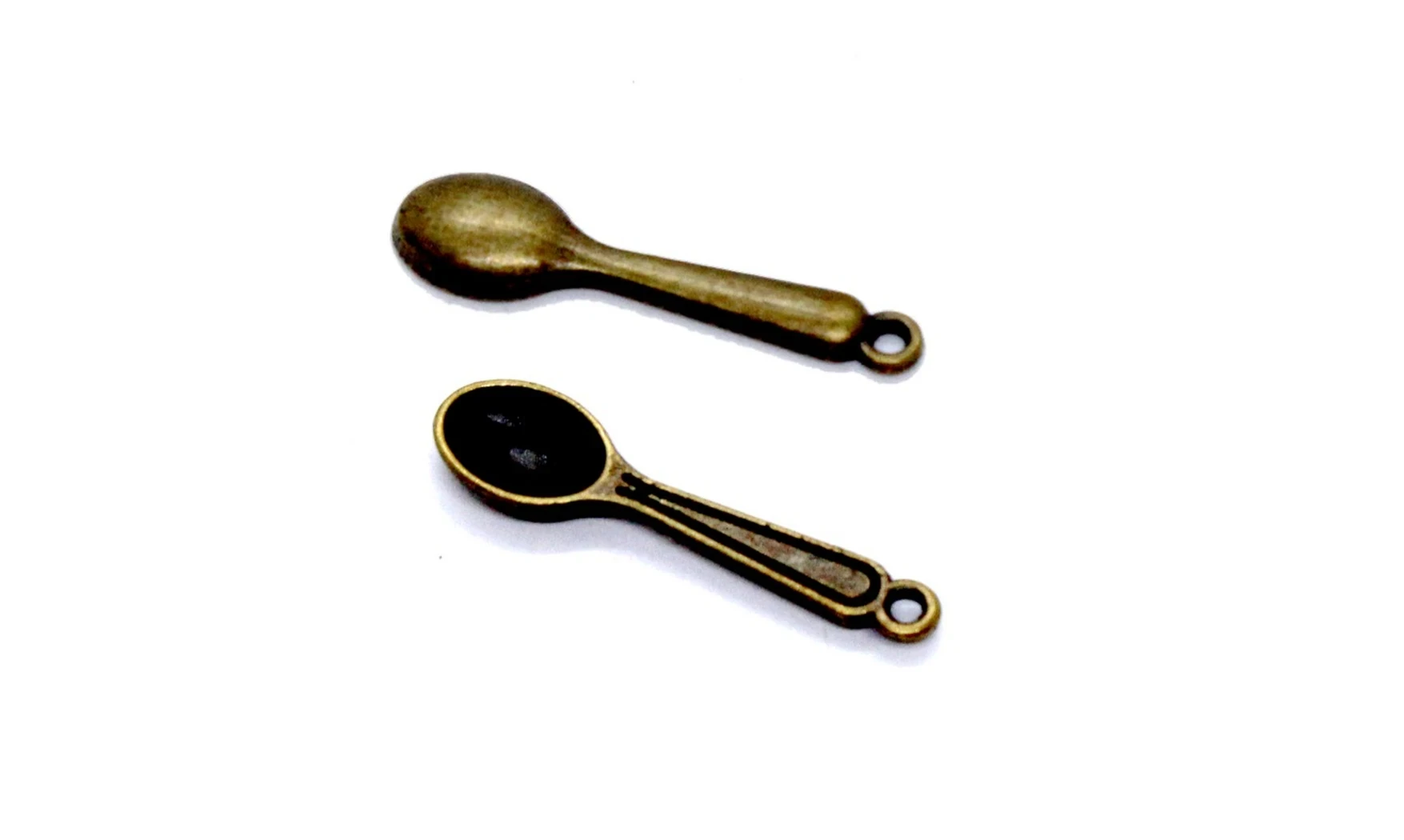 Charm métal Bronze Cuillère