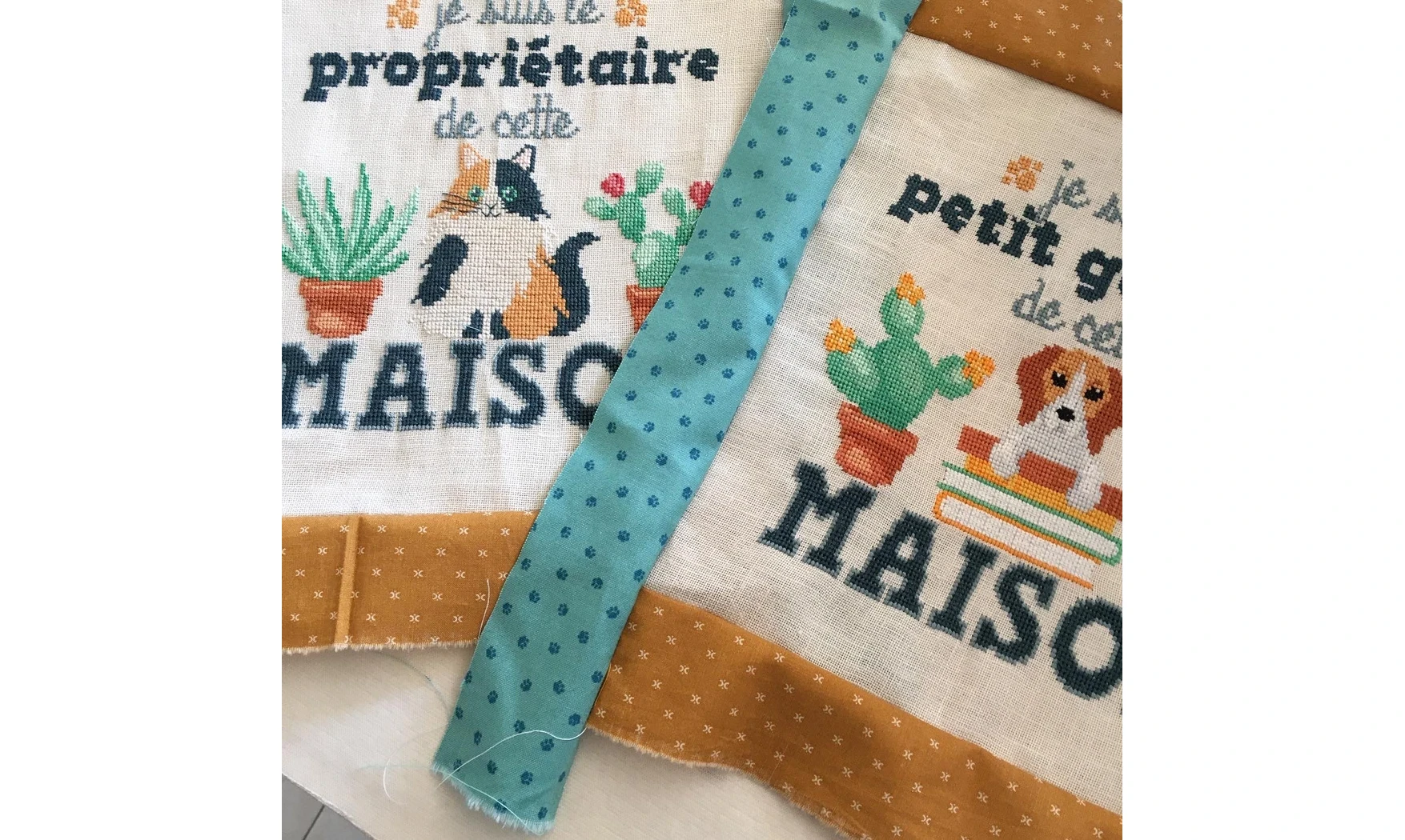 Chien gardien-Modèle de broderie