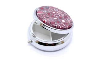 Round Pillbox N.8/3compartements