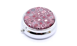 Round Pillbox N.8/3compartements