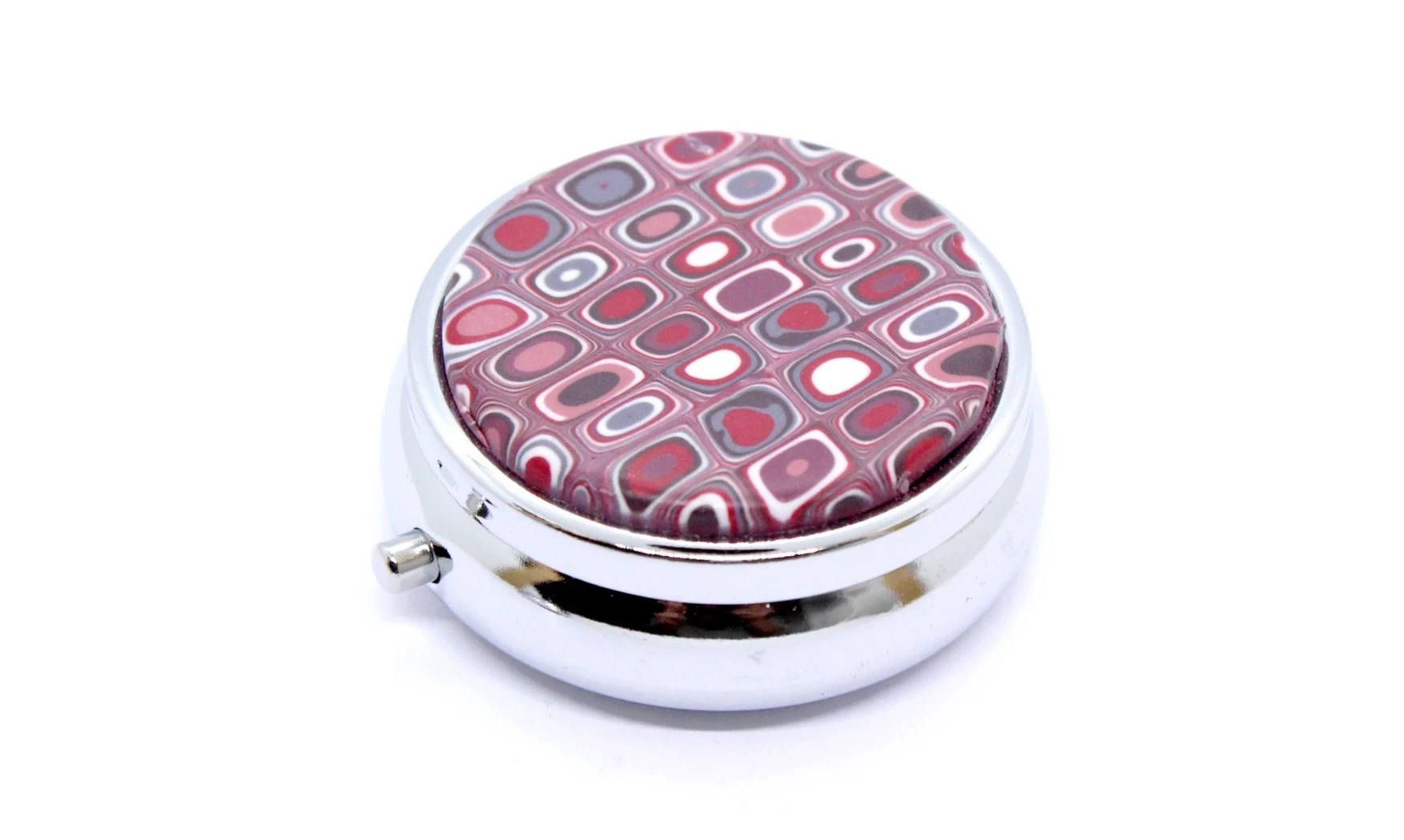 Round Pillbox N.8/3compartements